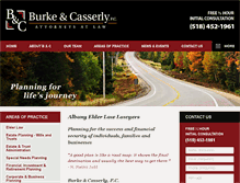 Tablet Screenshot of burkecasserly.com